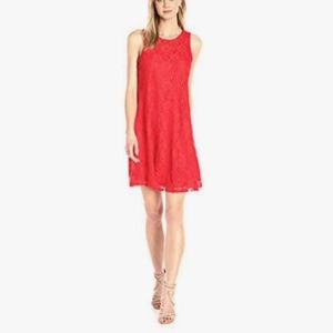 Sharagano Sleeveless Lace Dress